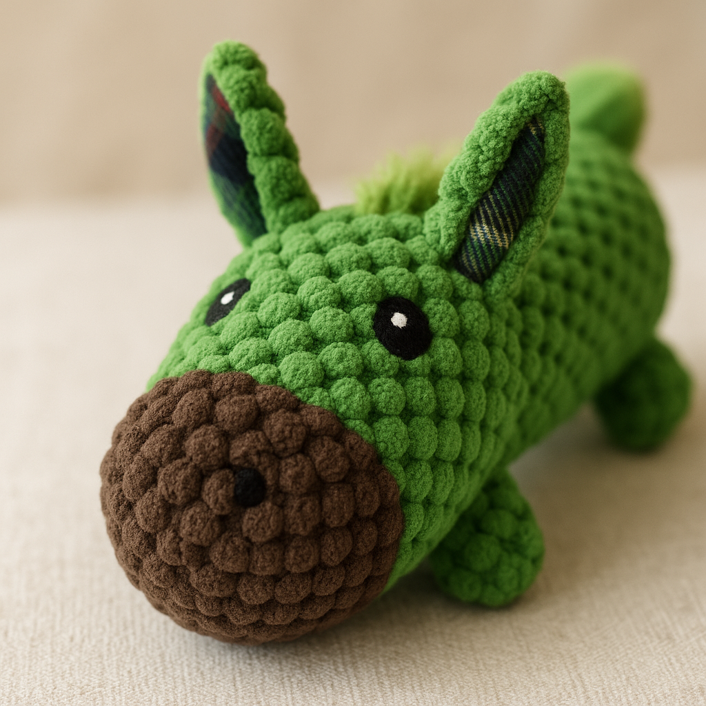 BloomBuddies – Squeaky Plush Animal Chew Toy (Machine-Washable)